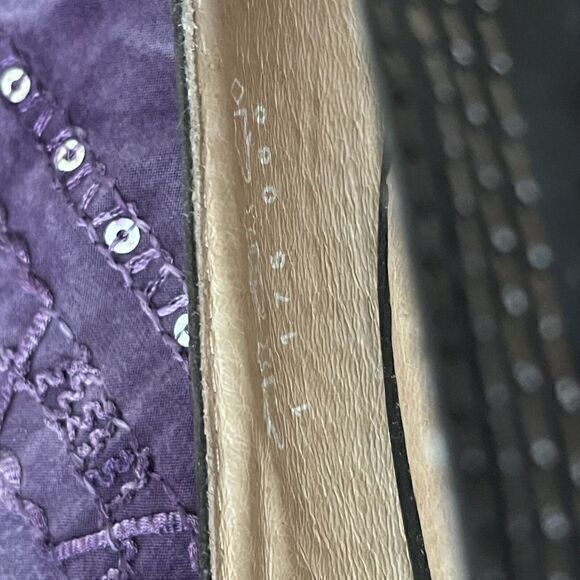 5th Avenue Leather Pumps Heels Shoes Dark Brown Contrast Stitching 7.5 Workwear - Picture 13 of 13